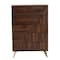 Baxton Studio Graceland Mid-Century Modern Transitional Walnut Brown Finished Wood 5-Drawer Storage Chest 236-13275-ZORO - alternate 4